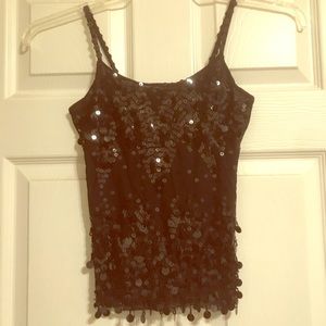 Vintage top with beading